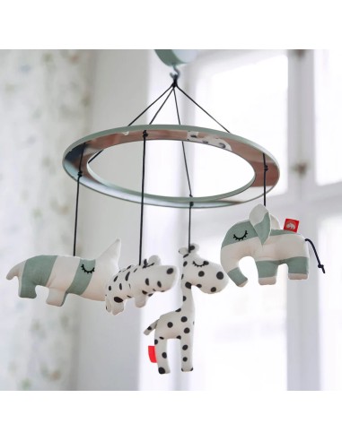 Mobile musical avec miroir - Sleepy - Bleu