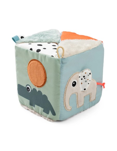 Cube sensoriel dépliable - Deer friends - Multicolore