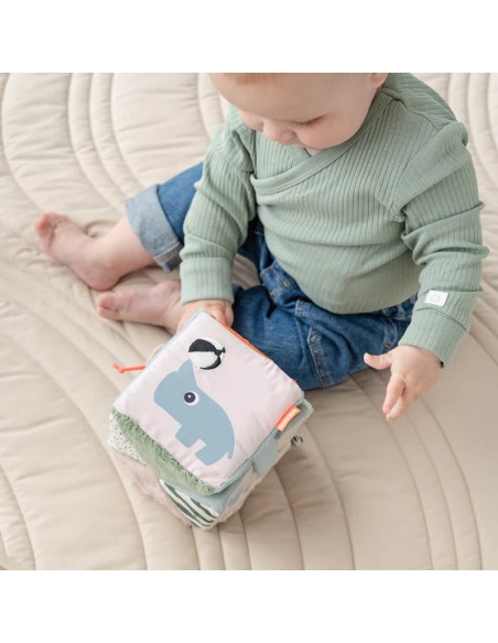 Cube sensoriel dépliable - Deer friends - Multicolore