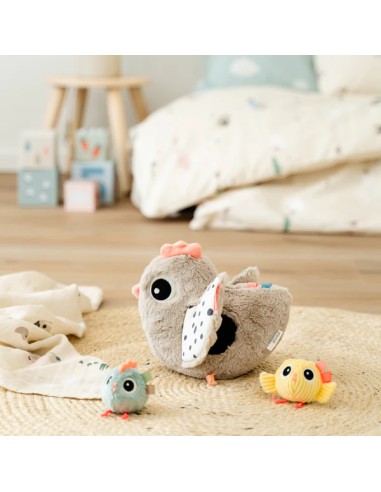 Jouet d'activité cache-cache - Clucky - sable