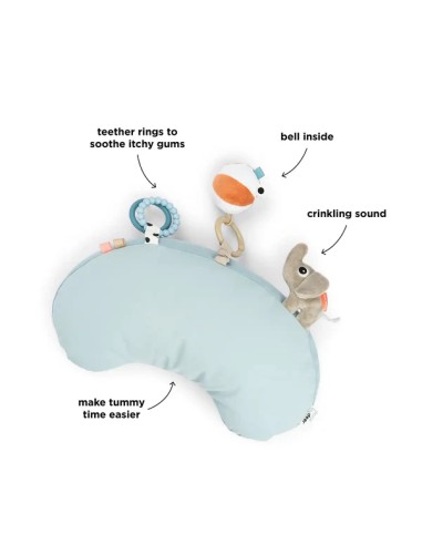 Coussin d'éveil Tummy time - Playground - Bleu