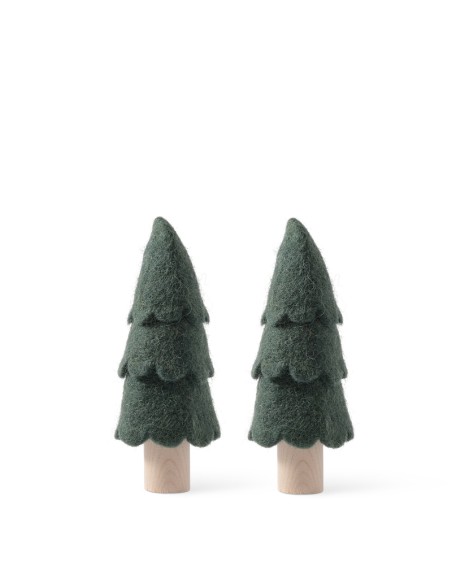 SAPIN DE NOËL WOW, vert mousse (lot de 2)