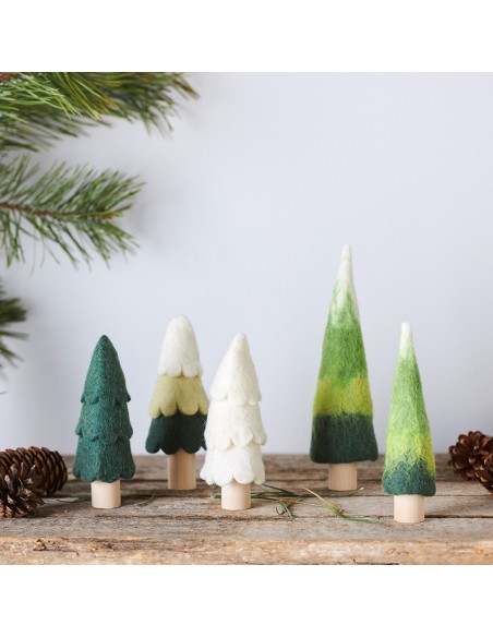 SAPIN DE NOËL WOW, vert mousse (lot de 2)