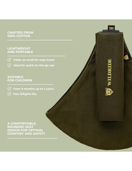 Porte-bébé Vert Militaire