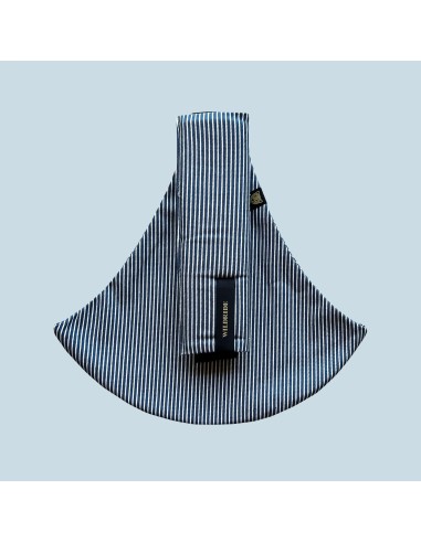Porte-bébé à Rayures Indigo