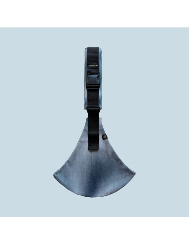 Porte-bébé à Rayures Indigo