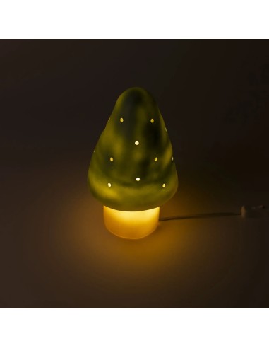 Petite lampe champignon - Amande