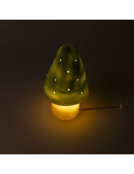 Petite lampe champignon - Amande