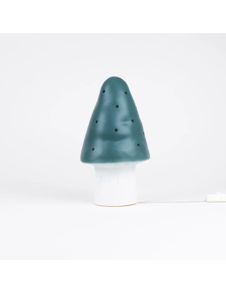 Petite lampe champignon - Natural Teal