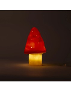 Petite lampe champignon - Rouge 2
