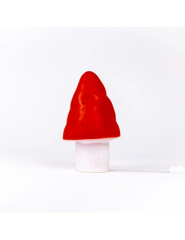 Petite lampe champignon - Rouge