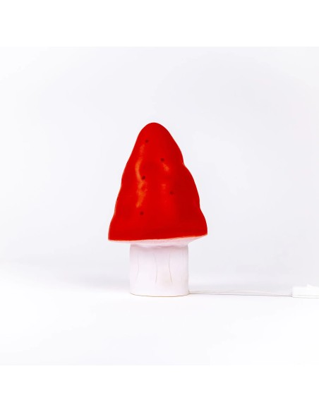 Petite lampe champignon - Rouge