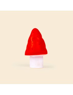 Petite lampe champignon - Rouge