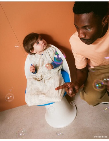 Gigoteuse légère Blue Grid