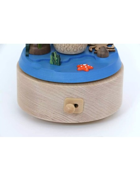 Boîte à musique en bois Plongeur Wooderful Life