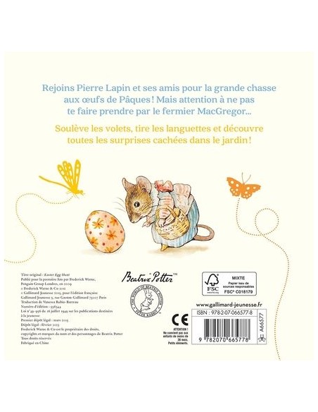 La chasse aux œufs de Pâques - Beatrix Potter