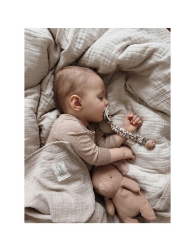 Attache-tetine wood wild print