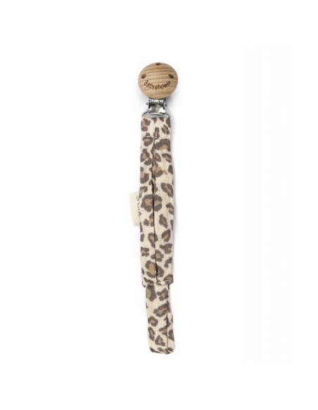 Attache-tetine wood wild print