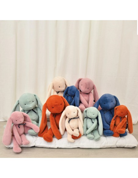 Lapin Méloé Peluche Beige Française