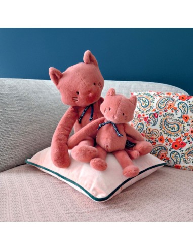 Peluche Chat rose Méloé