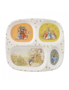 Plateau à 4 compartiments Pierre Lapin