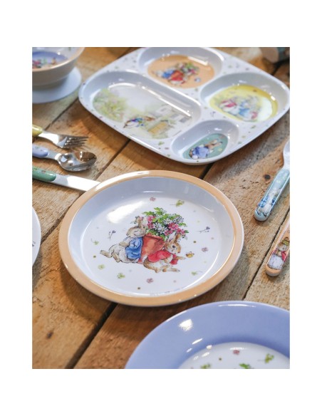 Plateau à 4 compartiments Pierre Lapin