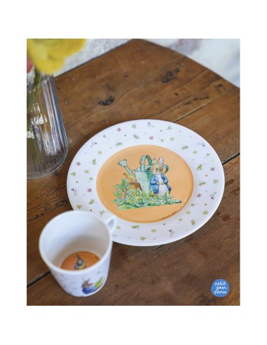 Assiette à dessert Pierre Lapin