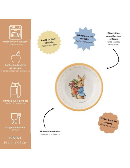 Bol Pierre Lapin Abricot