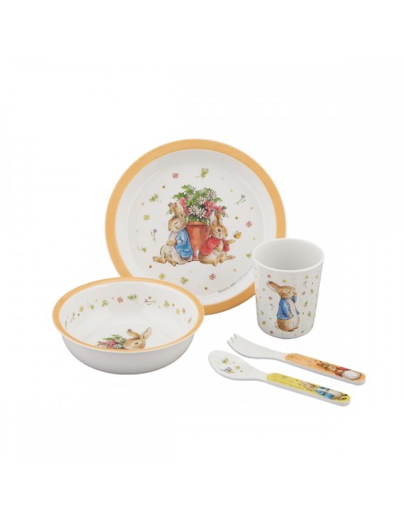 Coffret 5 pièces Pierre Lapin Abricot