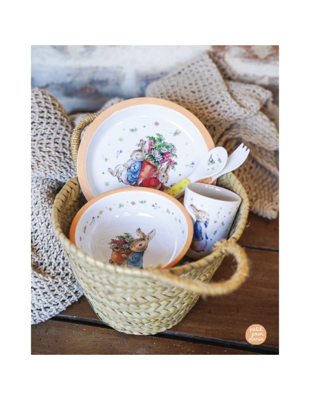 Coffret 5 pièces Pierre Lapin Abricot