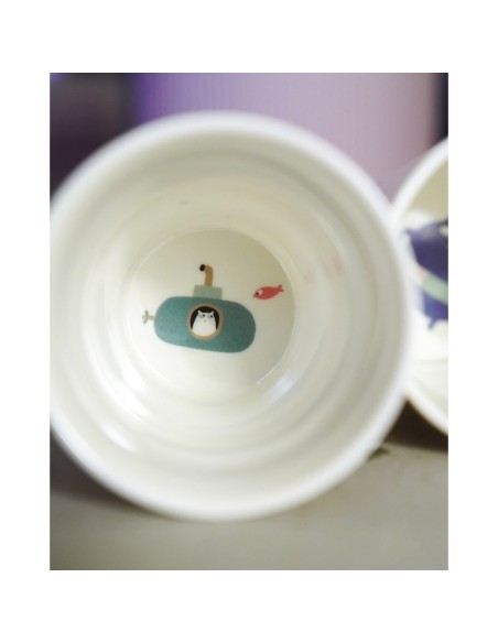 Petit gobelet les Chats Marins