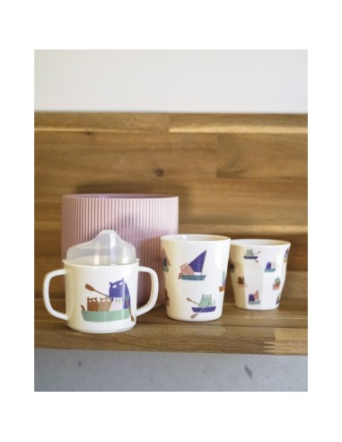 Tasse d'apprentissage antidérapante les Chats...