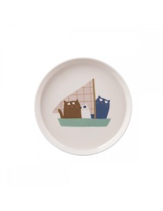 Assiette bébé les Chats Marins
