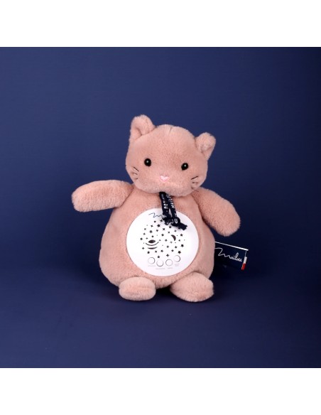 Veilleuse Chat Rose Maïlou – Doudou musical lumineux