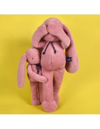 Lapin Méloé peluche rose