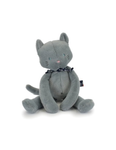 Peluche Chat bleu gris Méloé