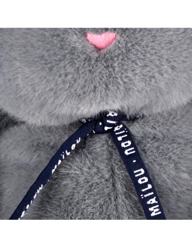 Peluche Chat bleu gris Méloé