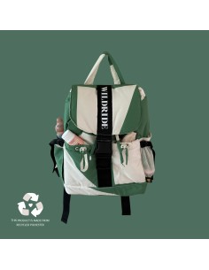 Sac à Dos Adulte Recyclé Graphique Vert