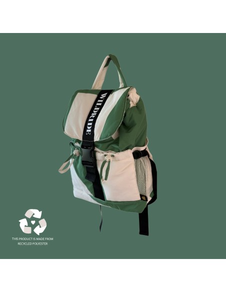 Sac à Dos Adulte Recyclé Graphique Vert