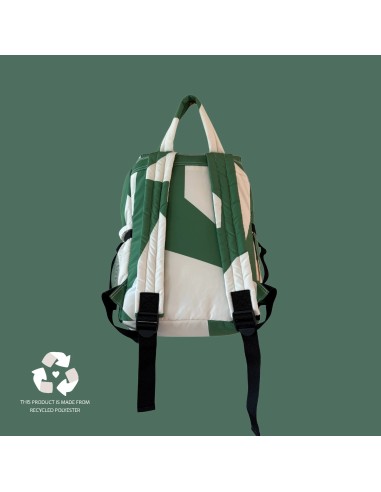 Sac à Dos Adulte Recyclé Graphique Vert
