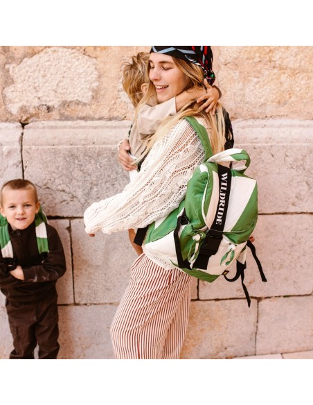 Sac à Dos Adulte Recyclé Graphique Vert