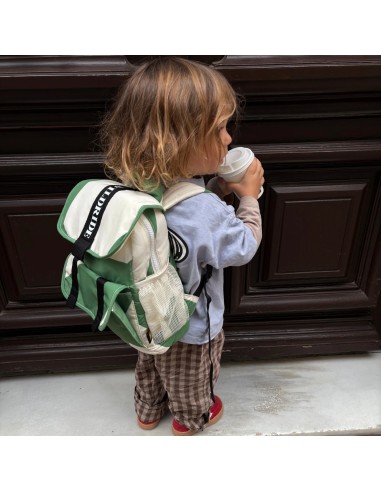 Sac à Dos Enfant Recyclé Graphique Vert
