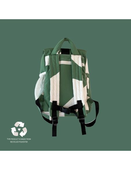 Sac à Dos Enfant Recyclé Graphique Vert