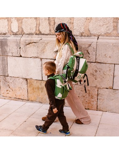 Sac à Dos Enfant Recyclé Graphique Vert