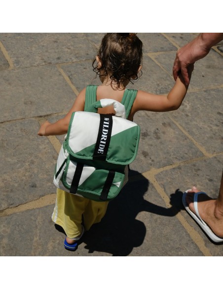 Sac à Dos Enfant Recyclé Graphique Vert