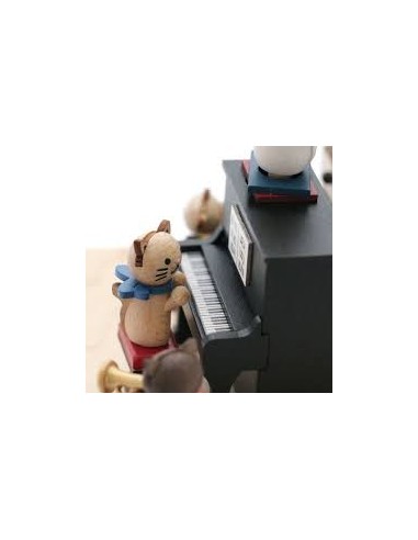 Boîte à Musique Chats jouant du piano