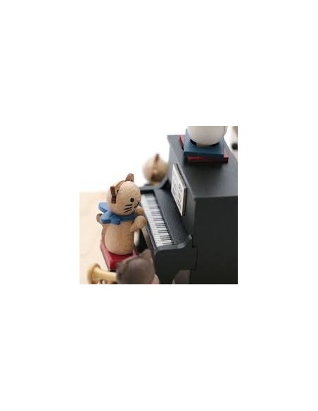 Boîte à Musique Chats jouant du piano