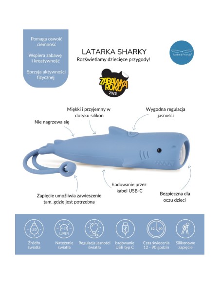 Lampe torche Requin SHARKY