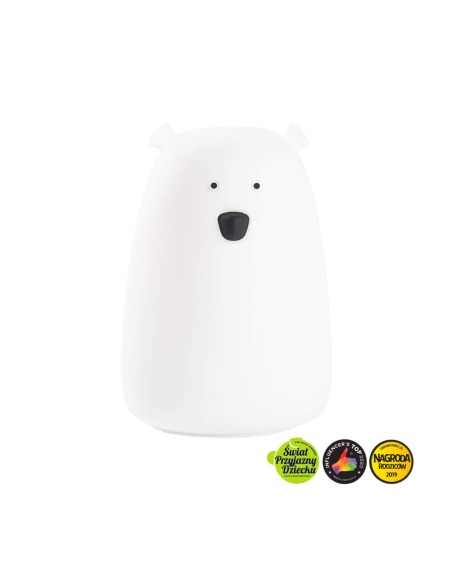 Lampe en silicone Big Bear blanche