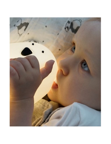 Lampe en silicone Big Bear blanche
